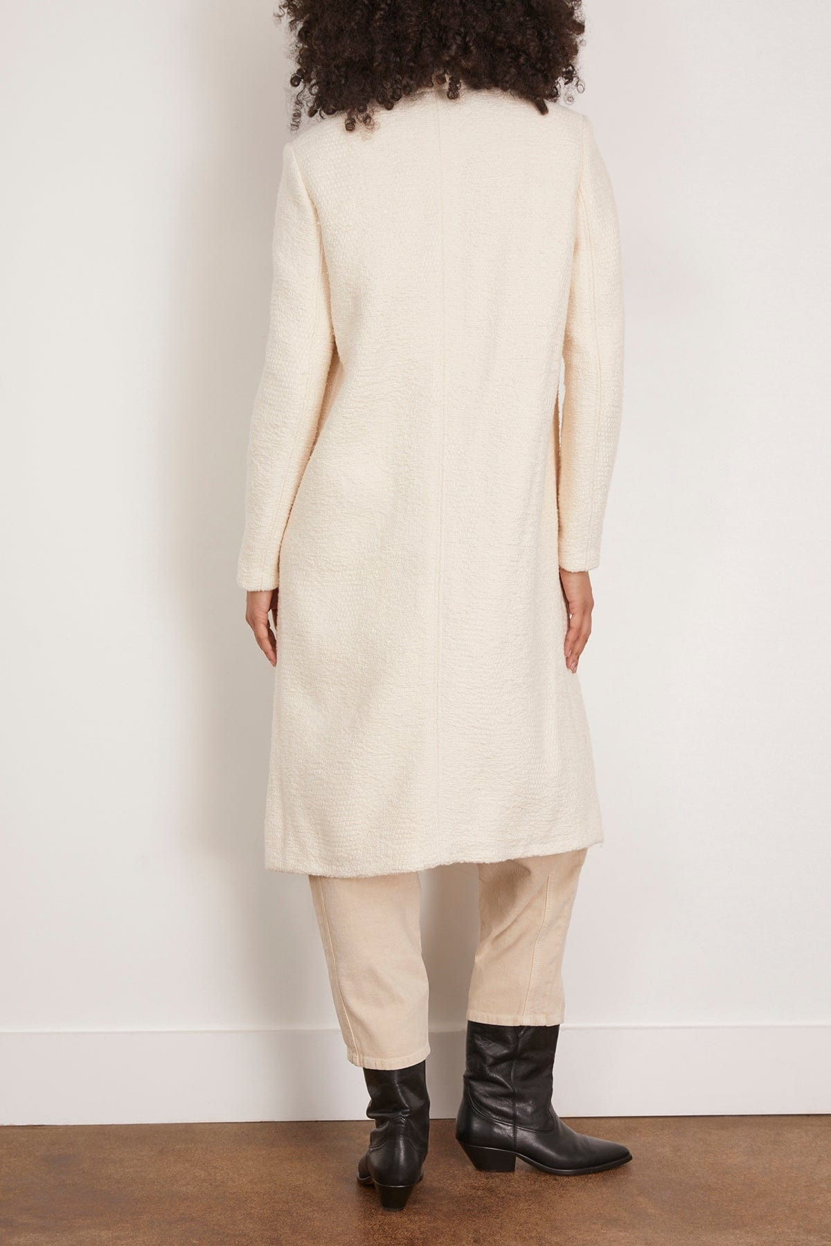 Gameia Coat in Ecru - 4
