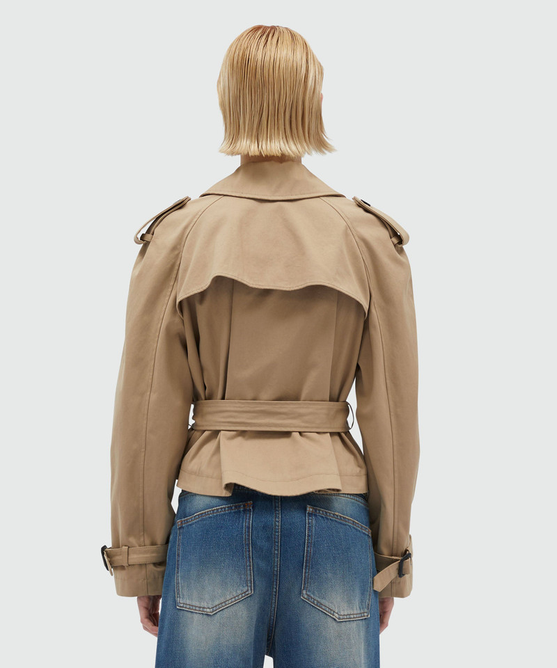 Short faille trench coat "La Vedetta" 3