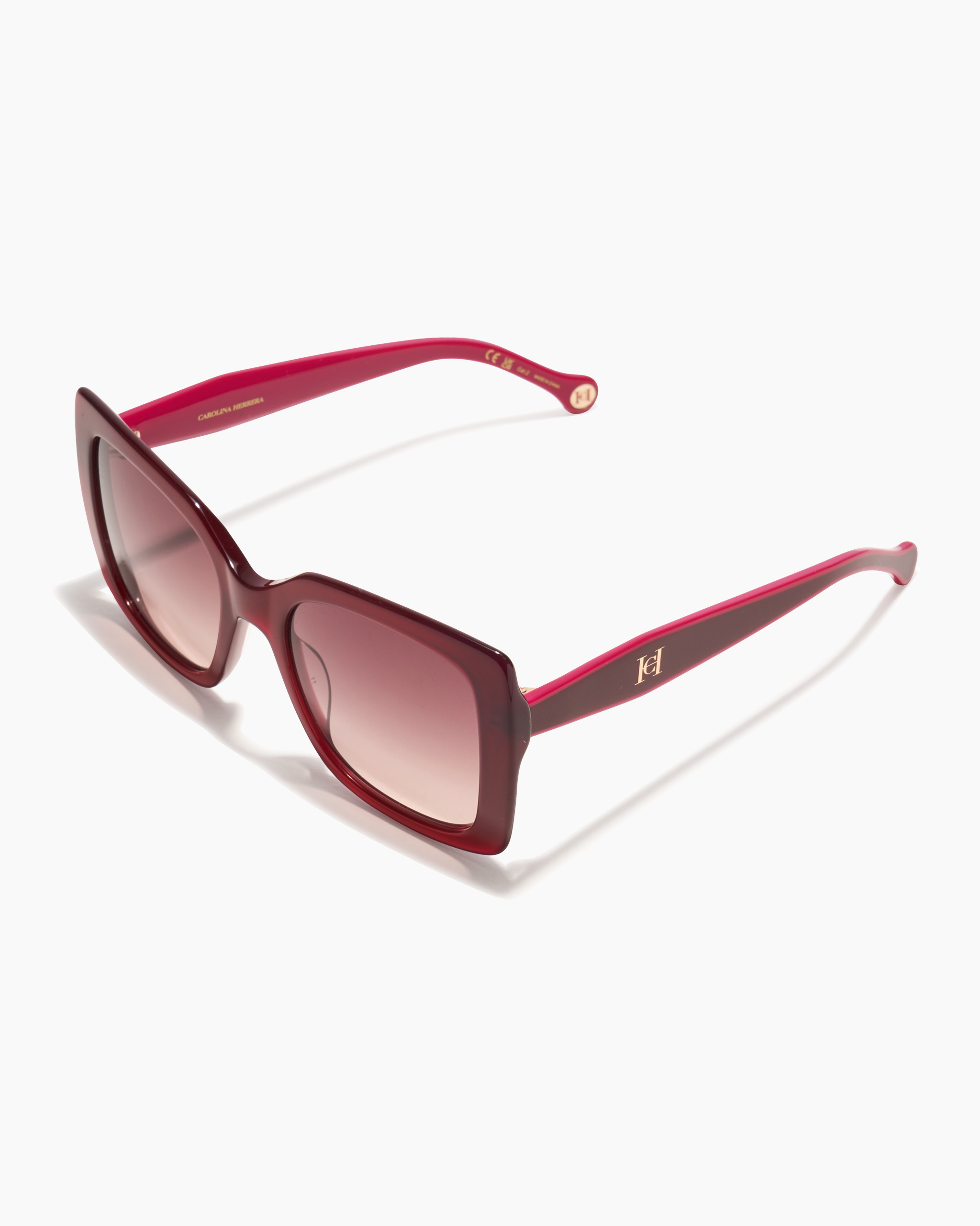 Oversized Sunglasses With Contrast Temples - 2