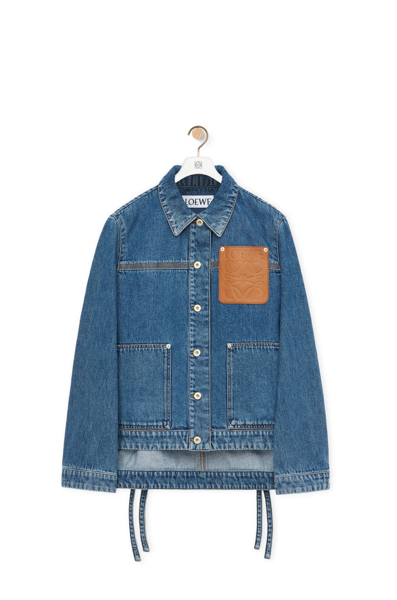 Workwear jacket in denim - 1