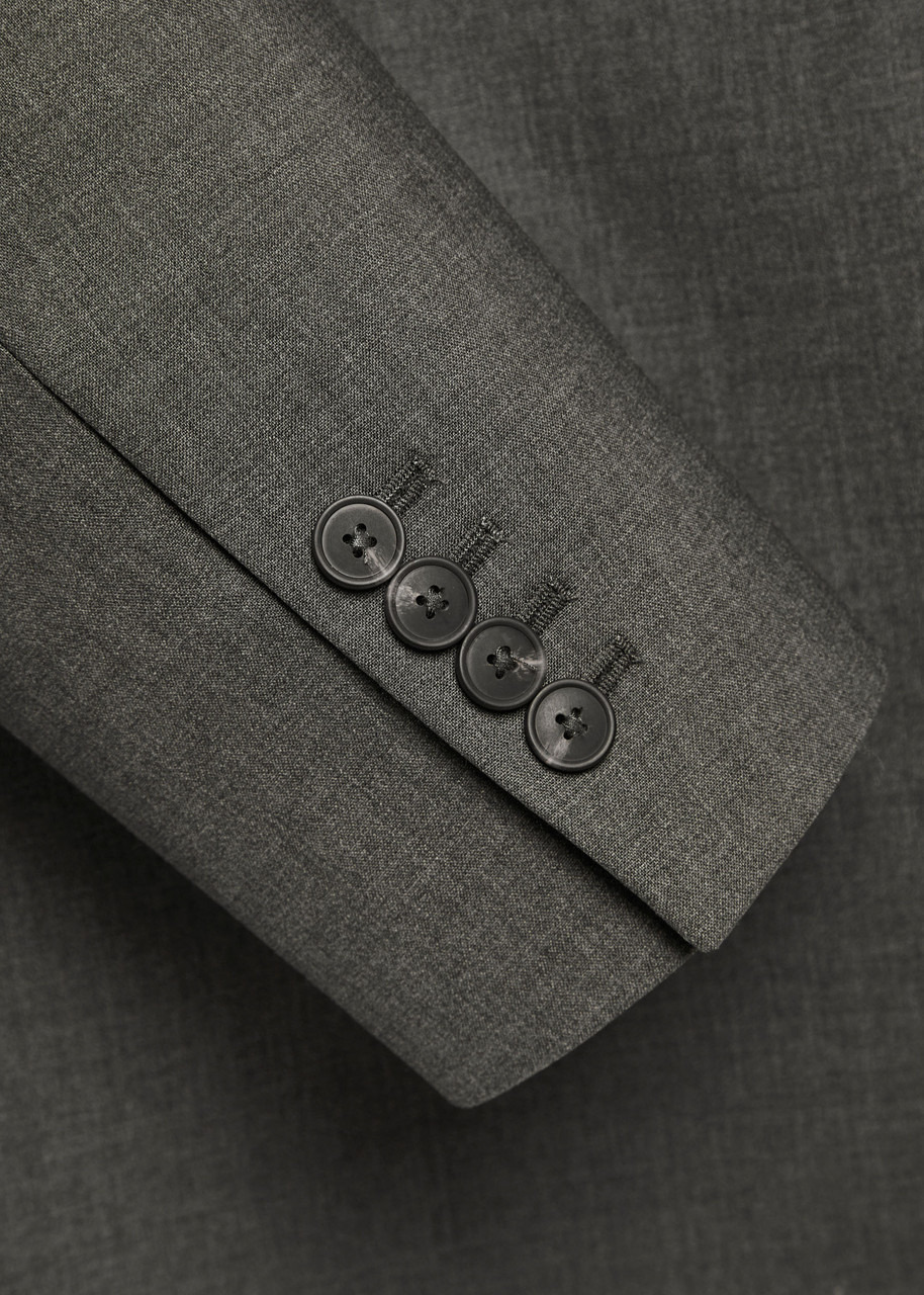Rohe Double-breasted Stretch-wool Blazer - 5