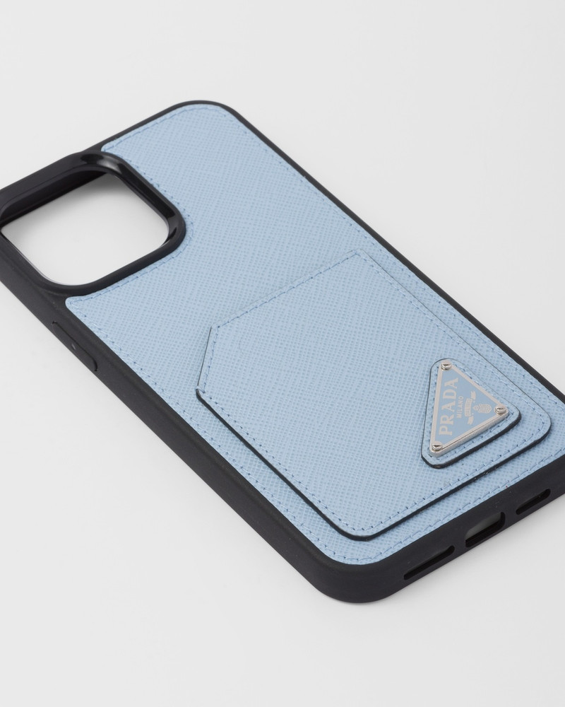 Prada Saffiano leather iPhone 13 Pro Max cover outlook