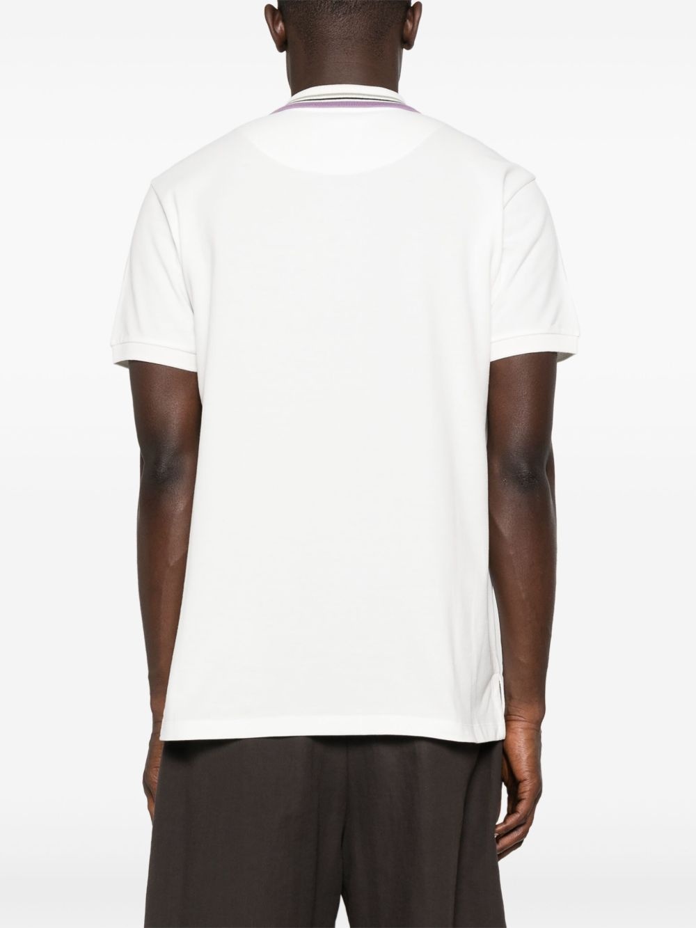 Orb-embroidered polo shirt - 3