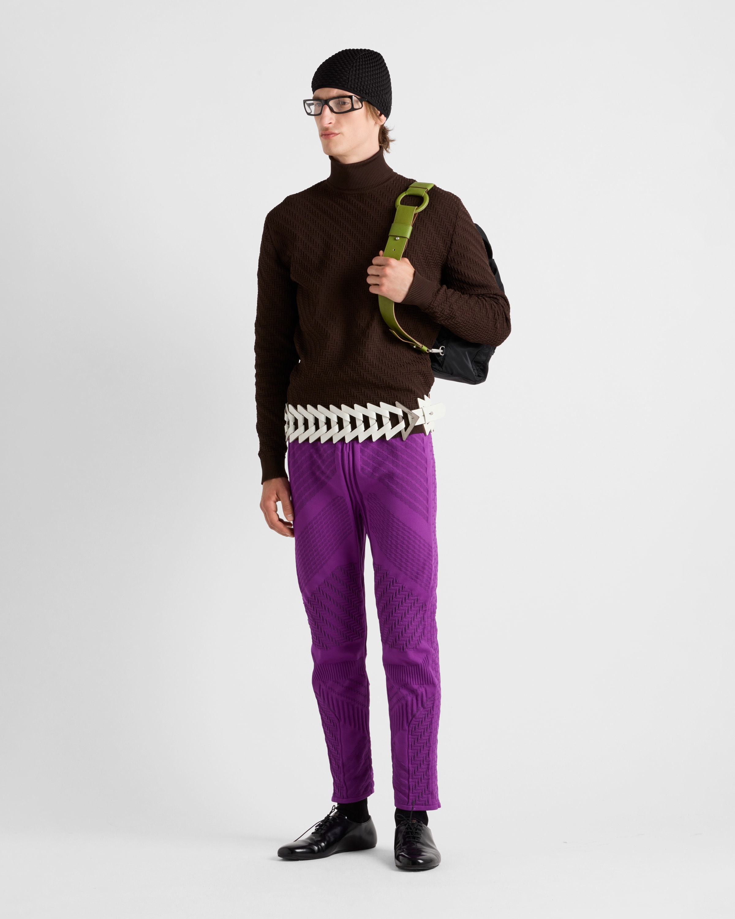 Re-Nylon turtleneck sweater - 2