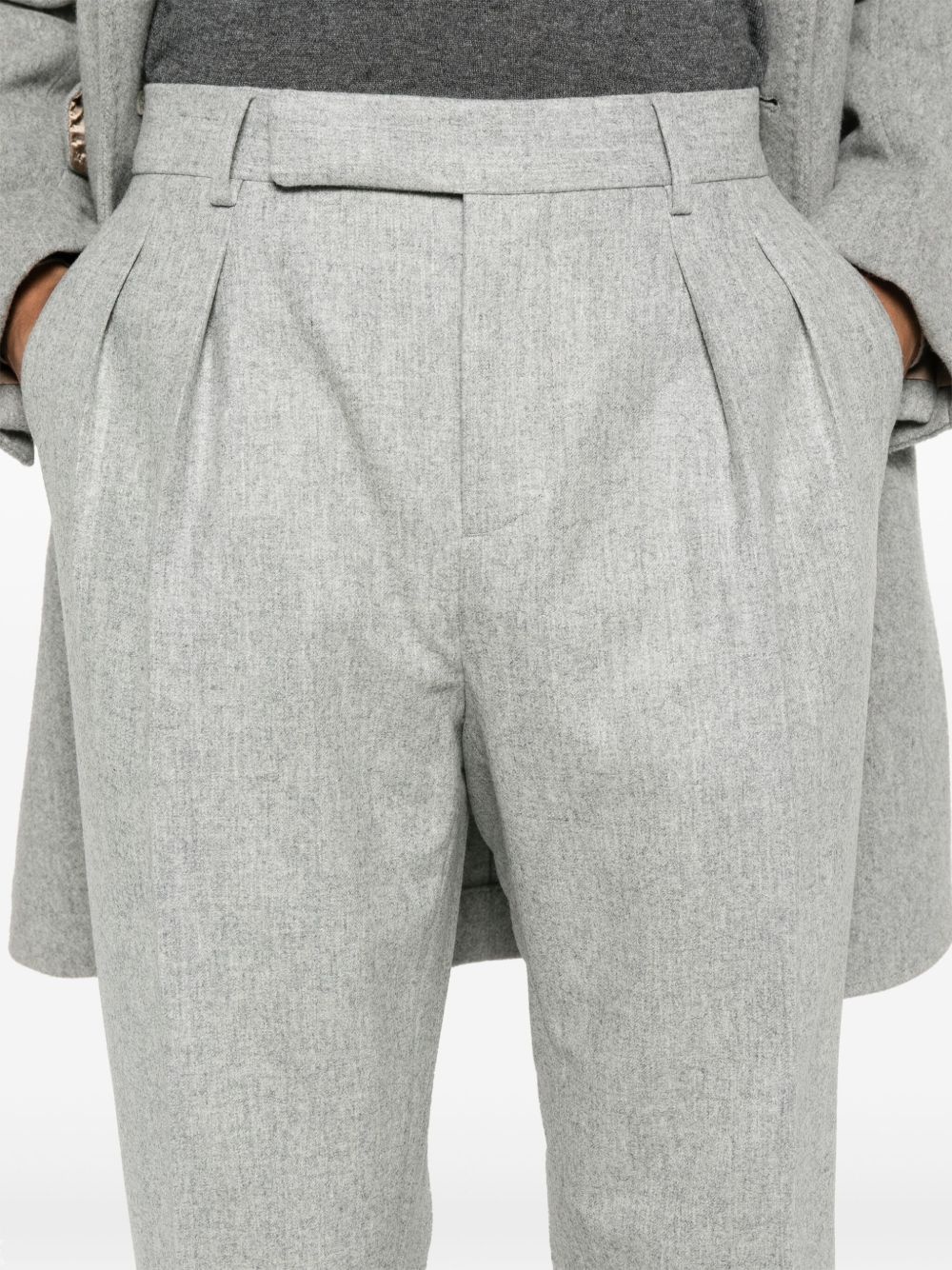 virgin wool trousers - 5
