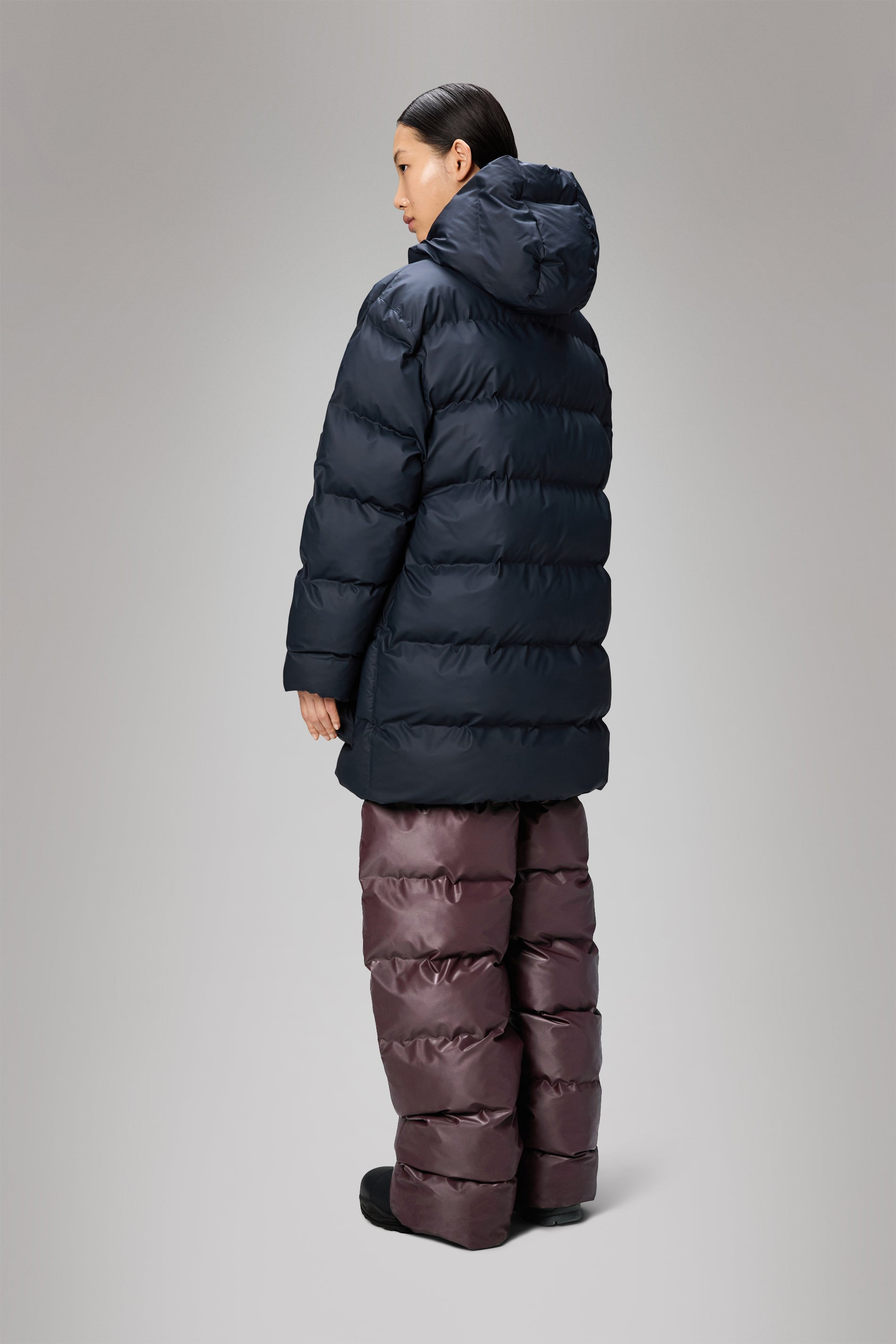 Alta Long Puffer Cargo Jacket - 3