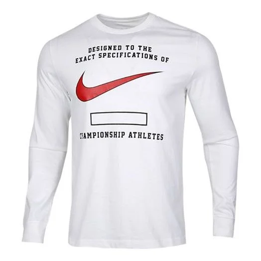 Nike Sportswear Causual Sports Long Sleeve Male White CW0528-100 - 1