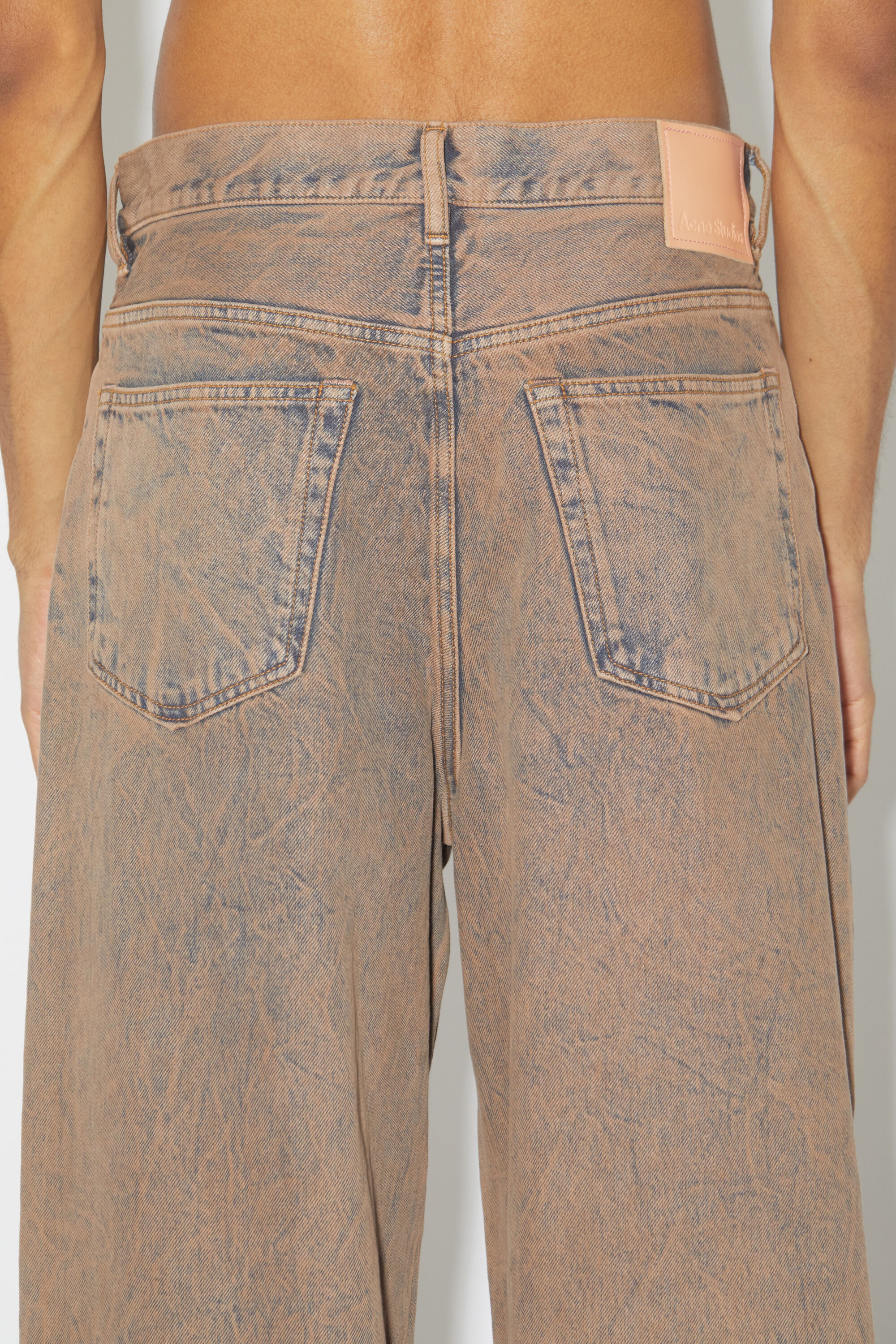 Acne Studios Loose fit jeans - 1989 - Lilac/blue | REVERSIBLE