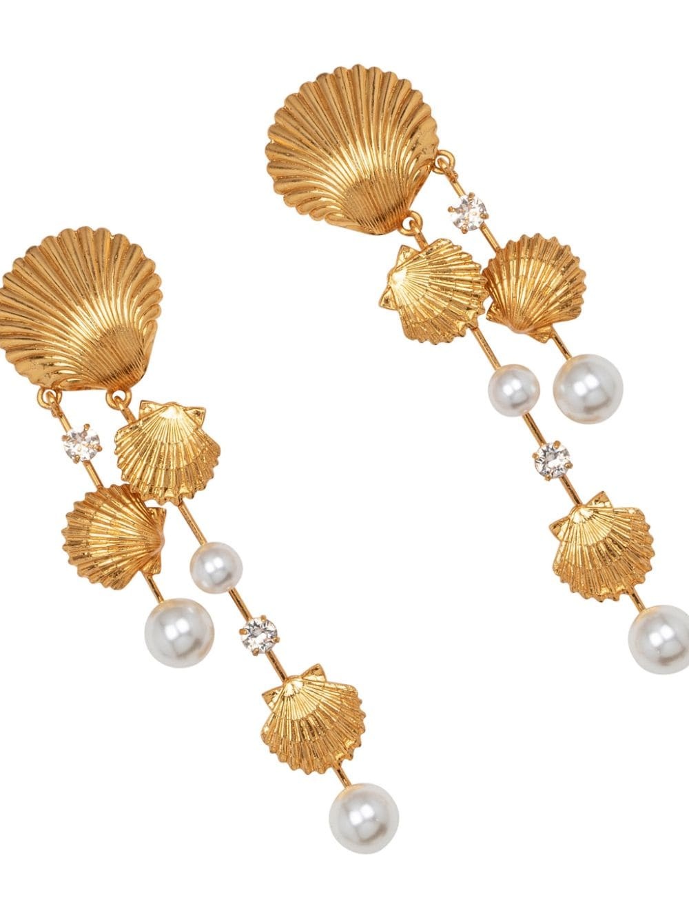 Mariel pearl-detailing earrings - 2