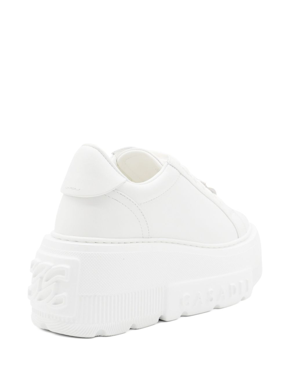 platform lace-up sneakers - 5