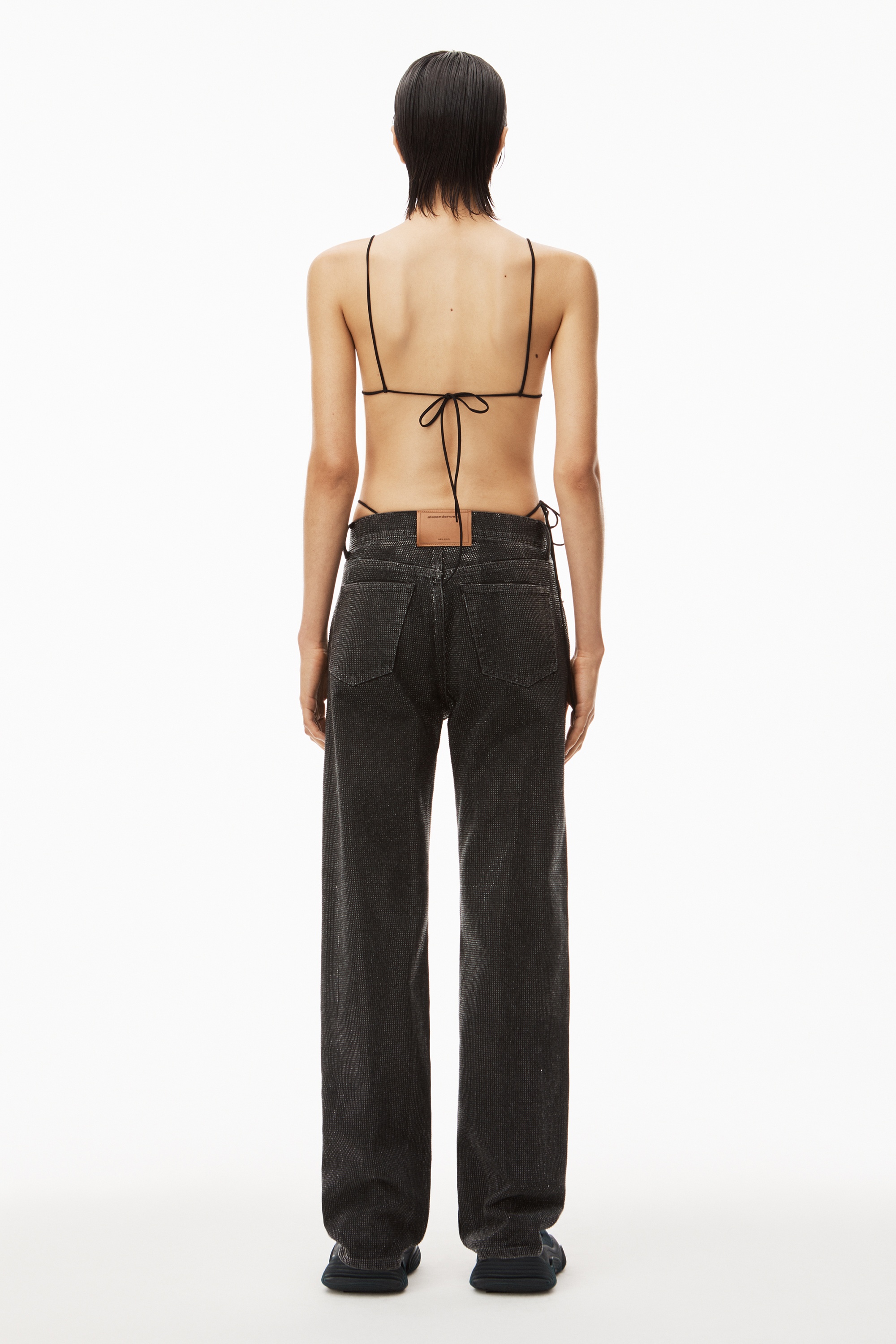 HOTFIX STRING BIKINI TOP IN CONTOUR SWIM - 4