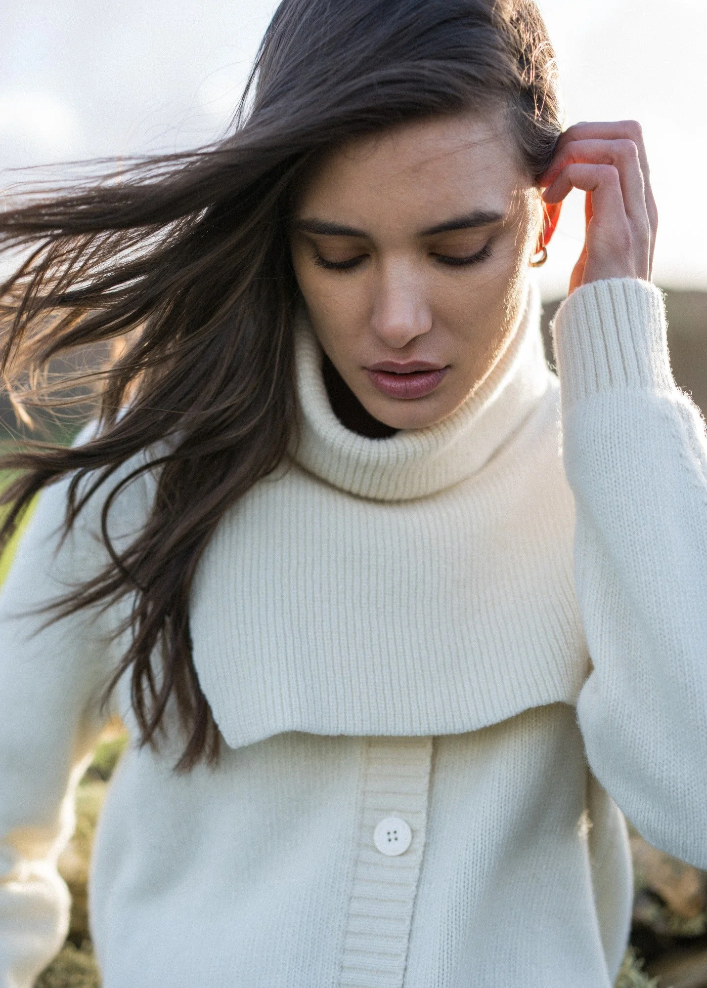 SCARF COLLAR in Wool - 1