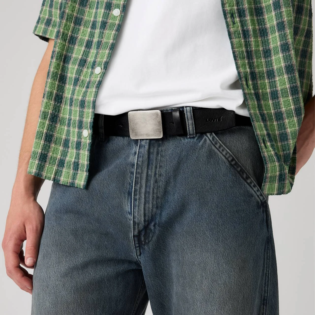RYDER PLAQUE BUCKLE BELT - 1
