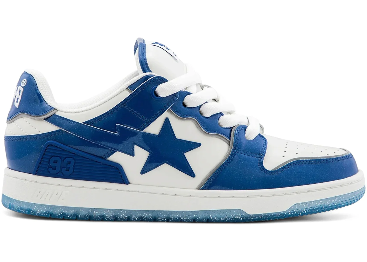 A Bathing Ape Sk8 Sta Bold #1 Blue White - 1