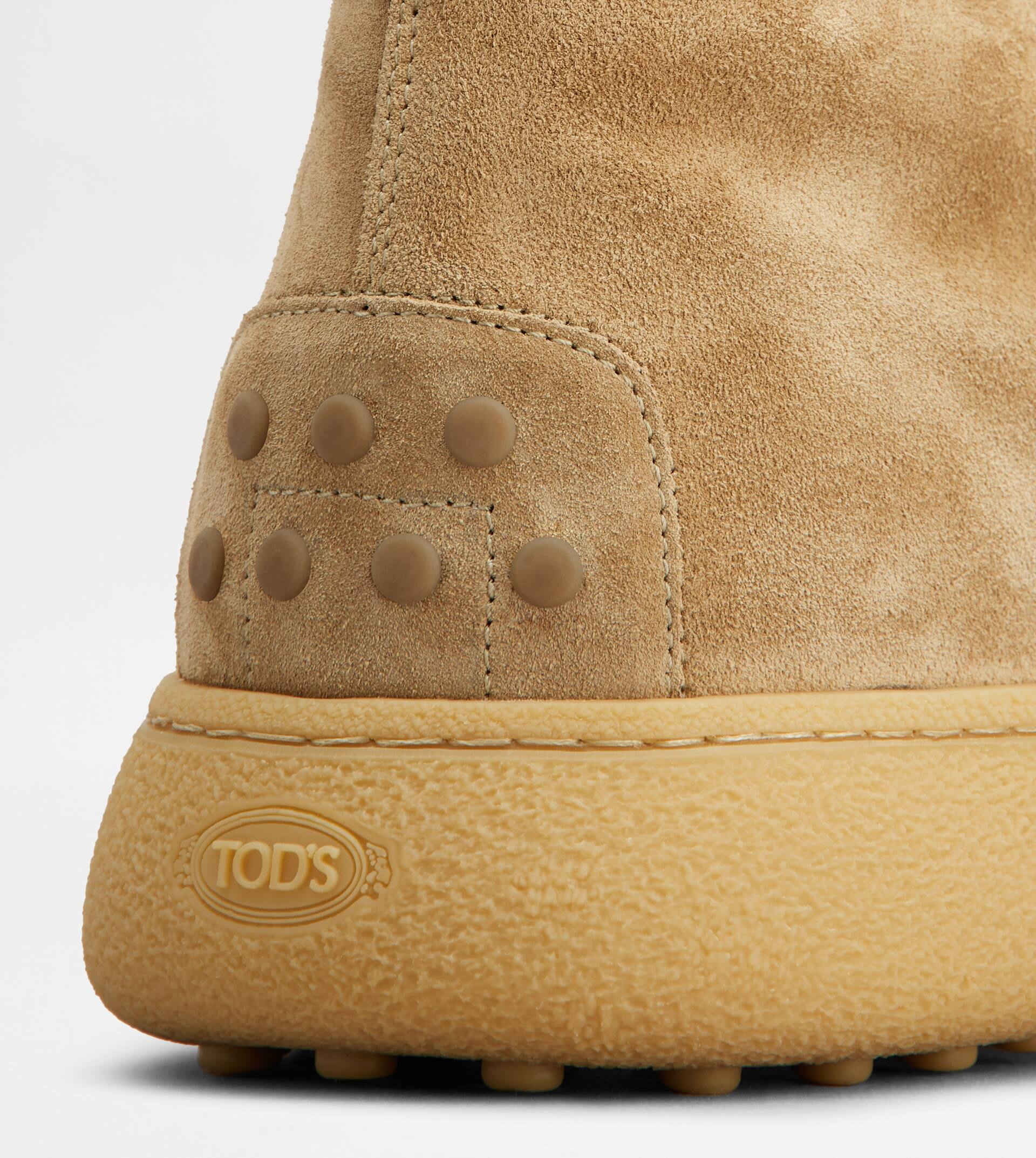 TOD'S W. G. DESERT BOOTS IN SUEDE - BEIGE - 5