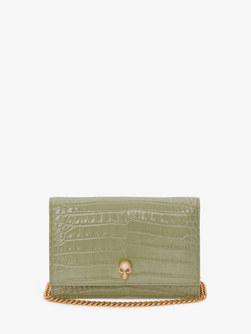Small Skull Bag in Sage - 1