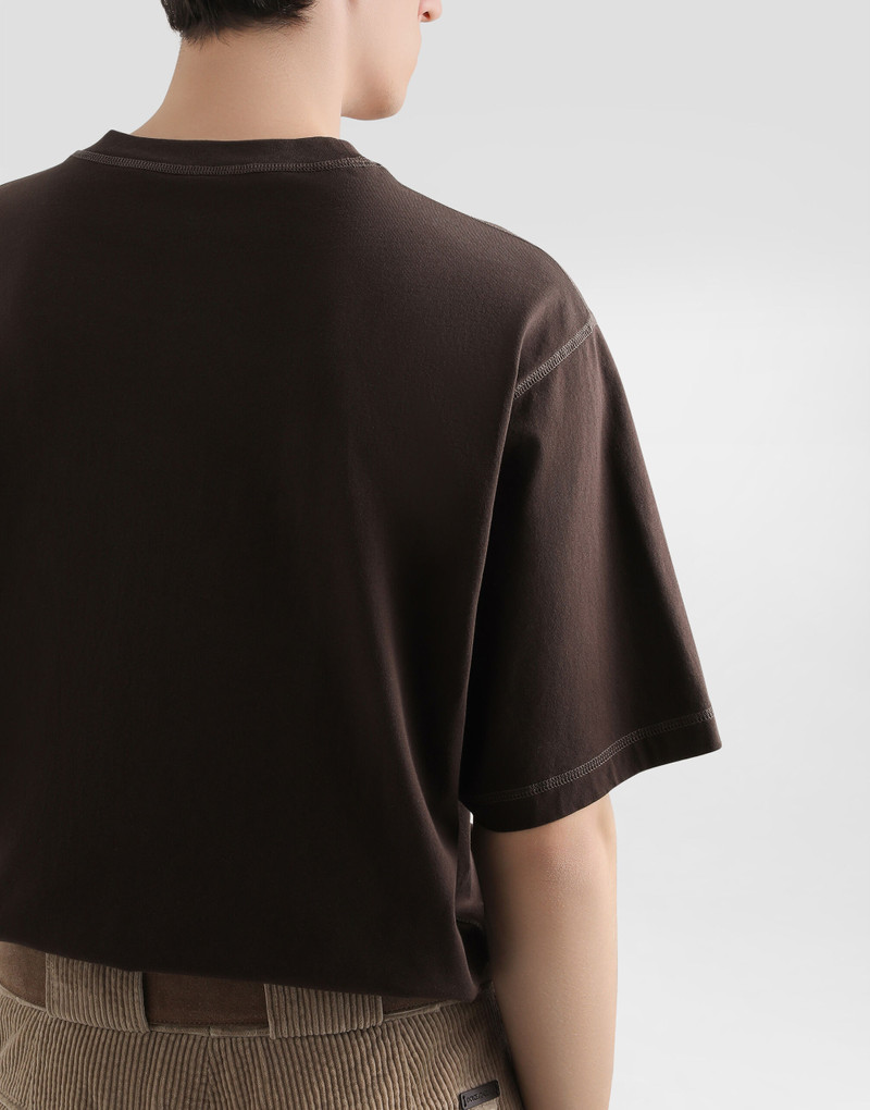 Cotton t-shirt with embroidery 3