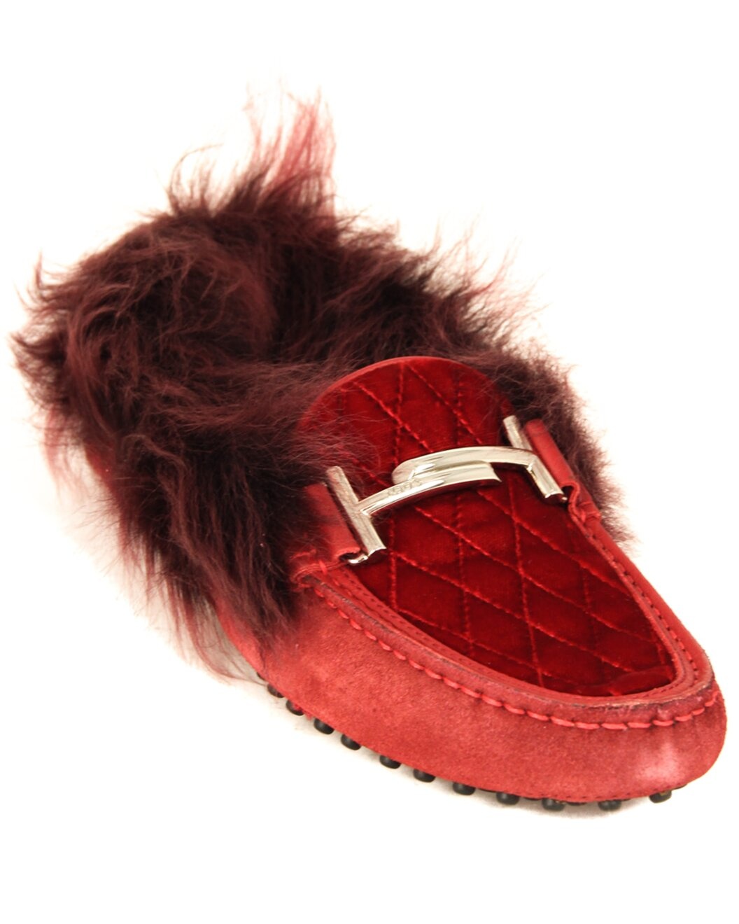 TODs Gommino Suede & Velvet Moccasin - 1