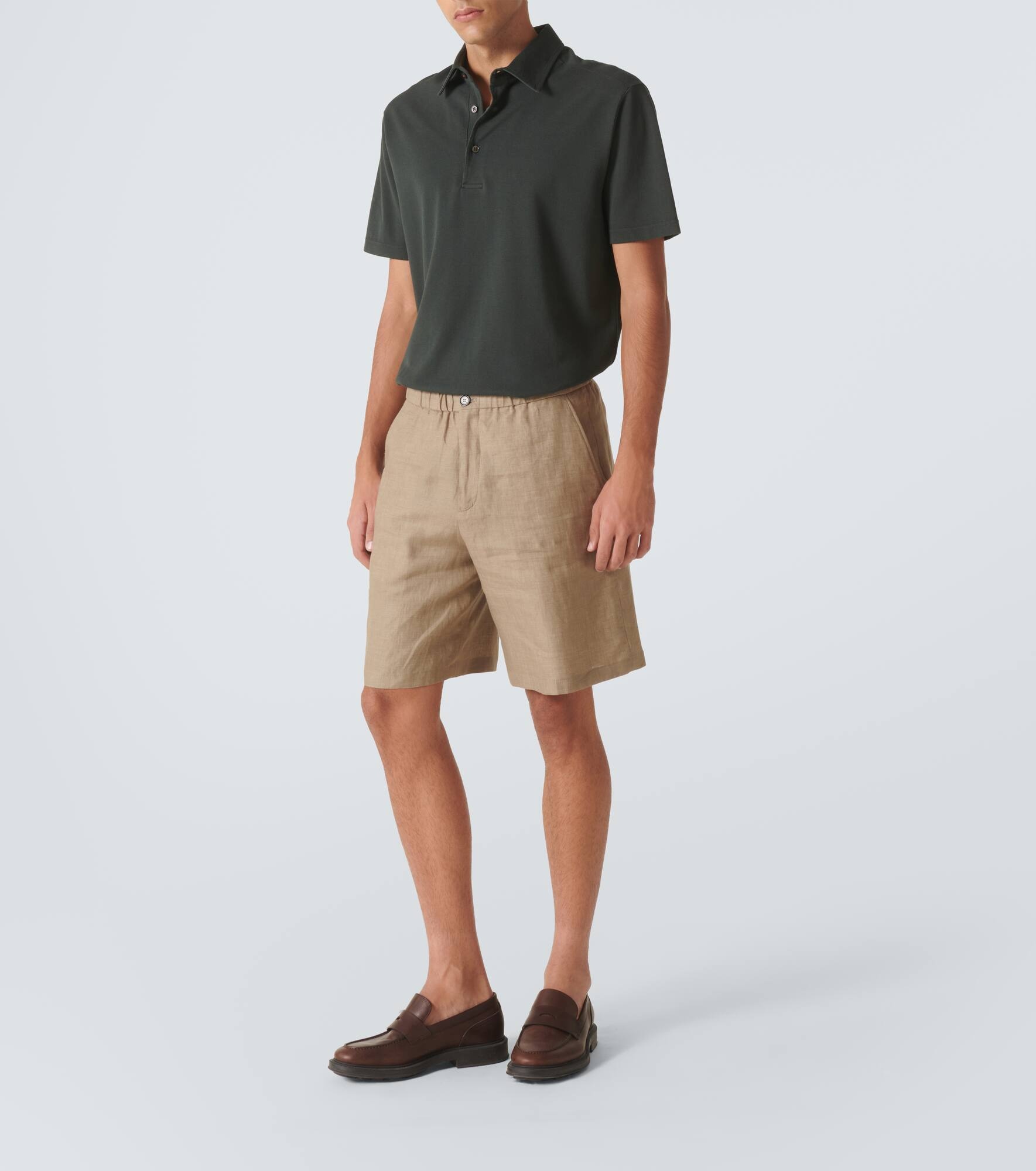 Cotton piqué polo shirt - 2