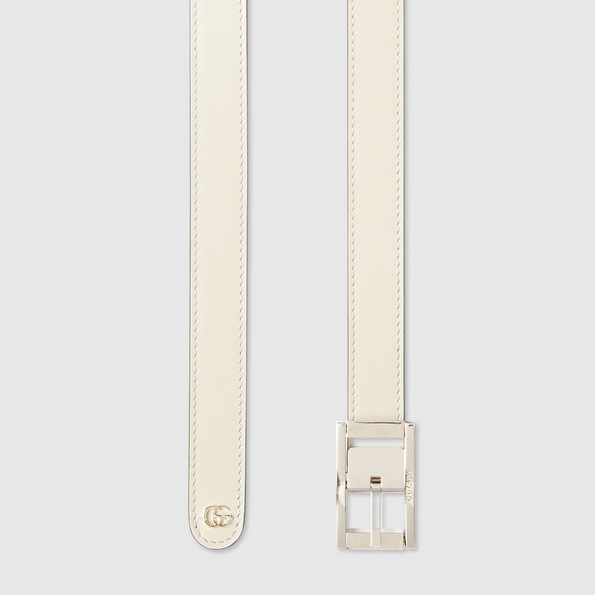 Reversible thin belt with rectangular buckle - 2