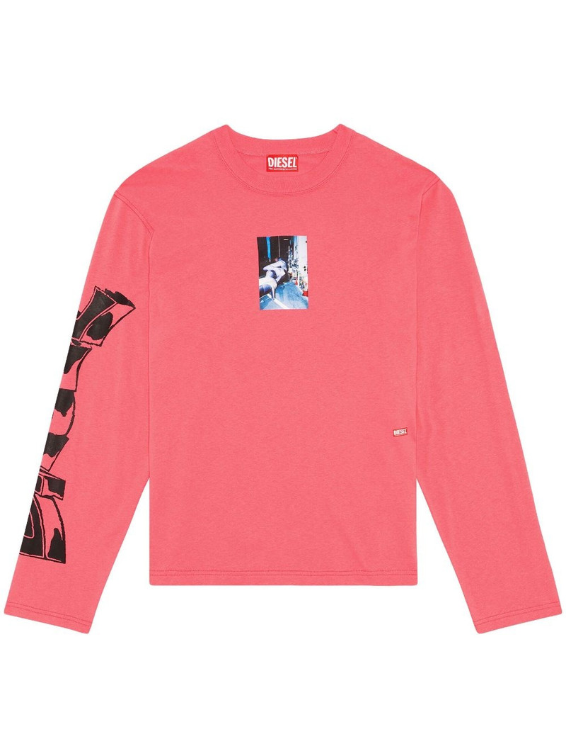 photograph-print long-sleeve T-shirt 1