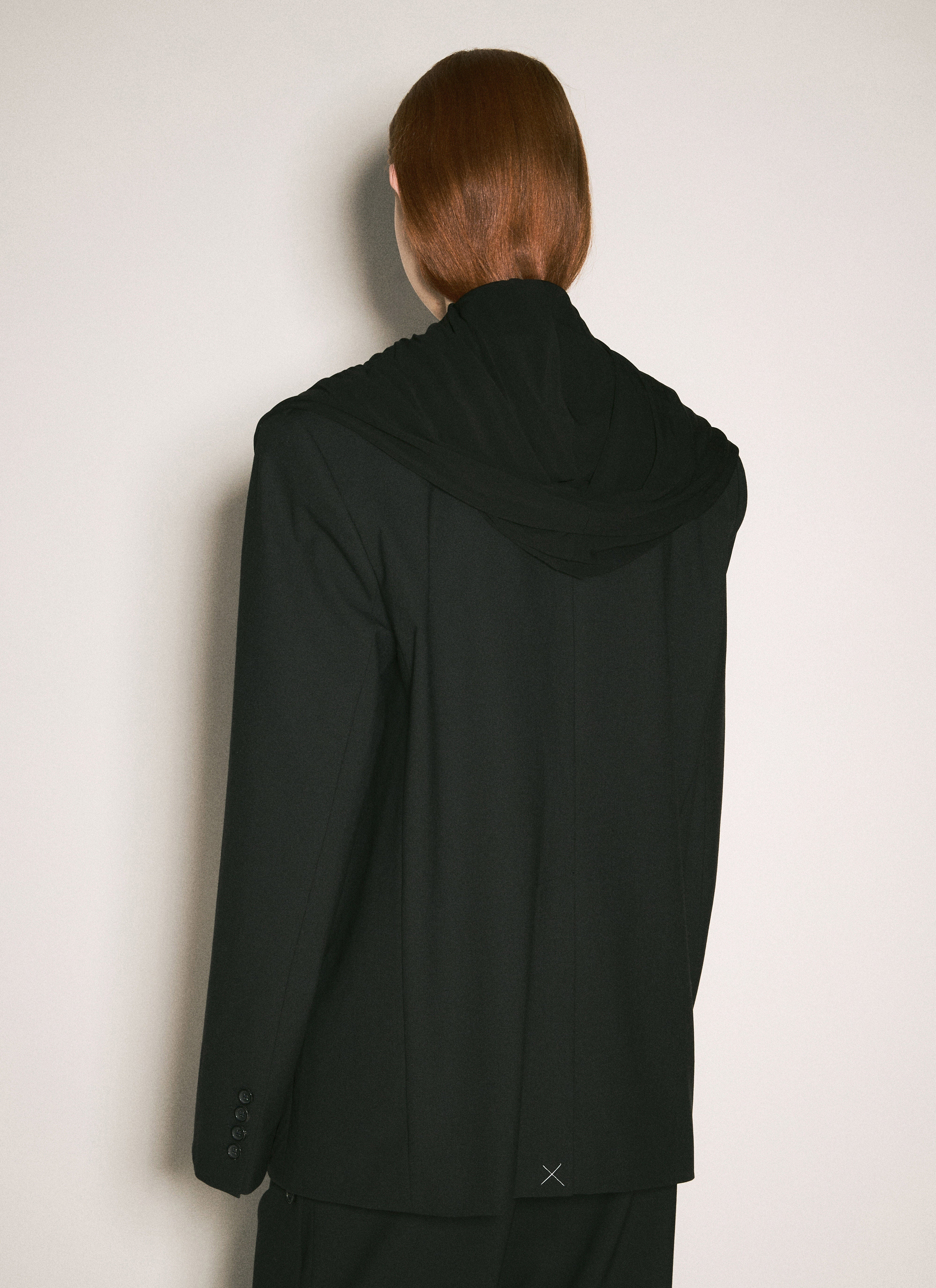 Y PROJECT - Y/Project Women Draped Hooded Blazer - 5