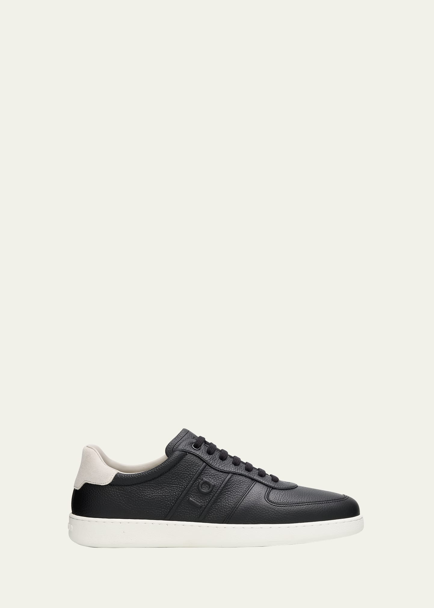 Men's Adam Leather Gancini Hug Low-Top Sneakers - 1