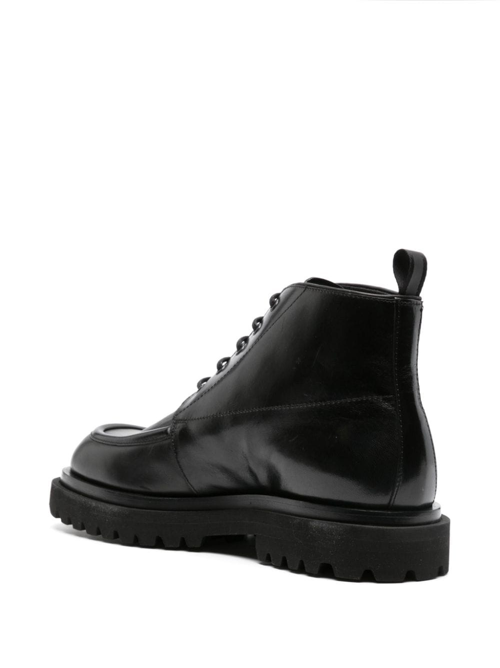 Ultimate 009 leather lace-up boots - 3