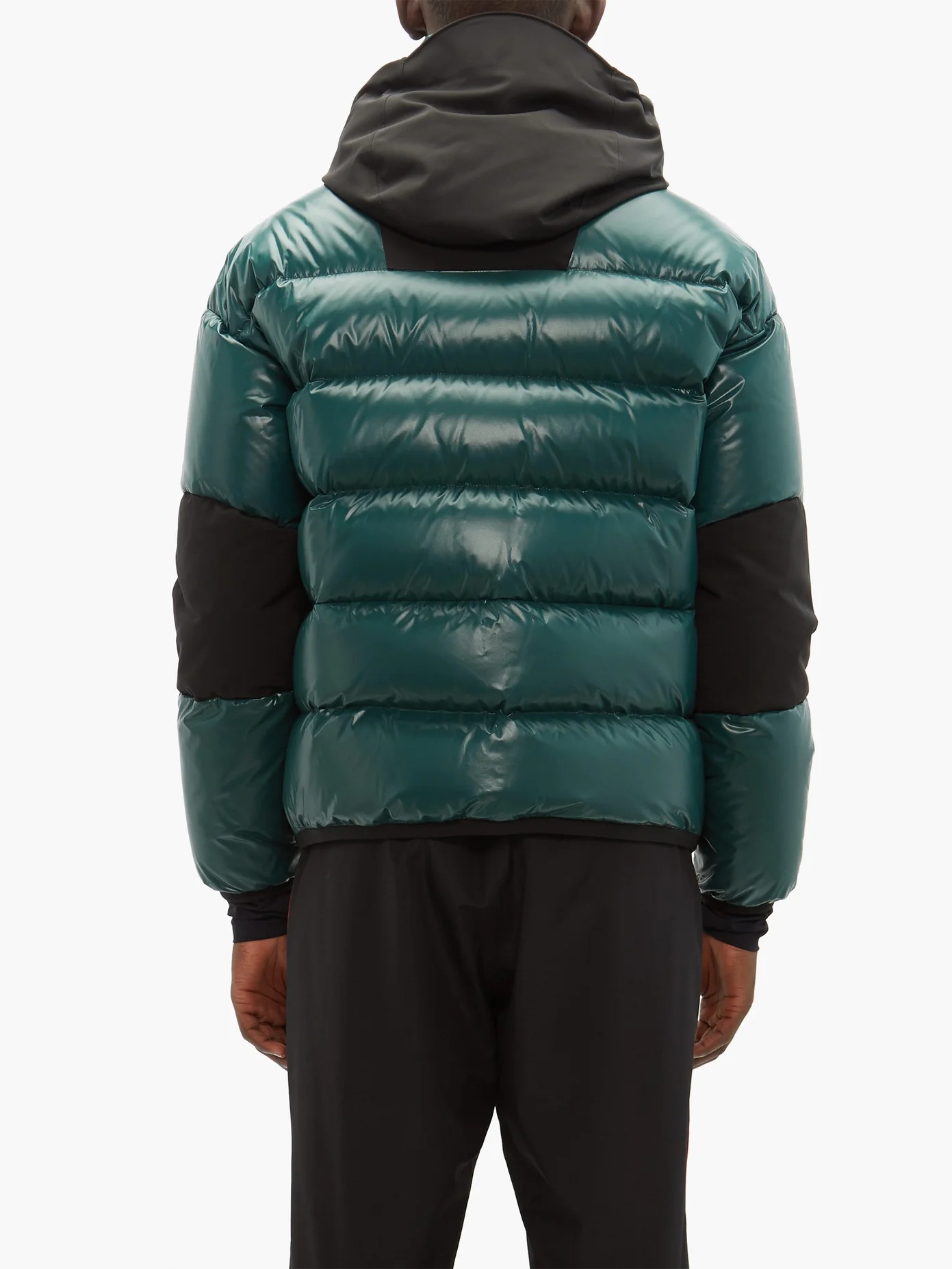 Hooded quilted down ski jacket - 5