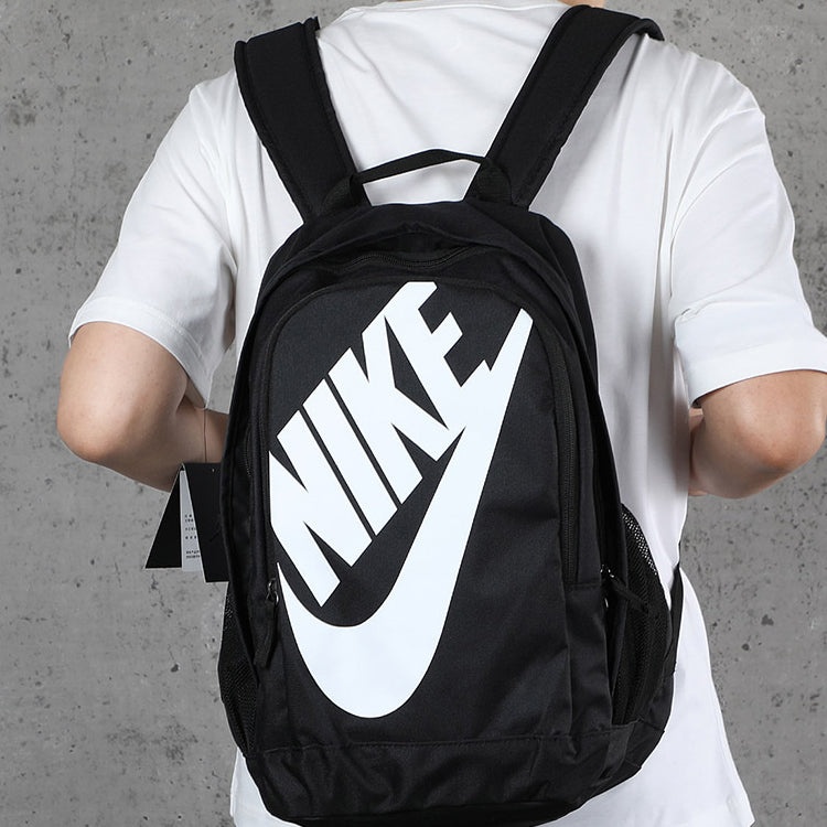 Nike Large Logo Printing schoolbag Backpack Black CK0953-010 - 5