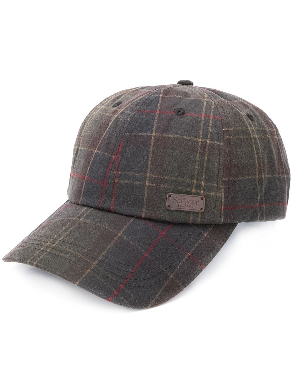 tartan baseball cap - 1