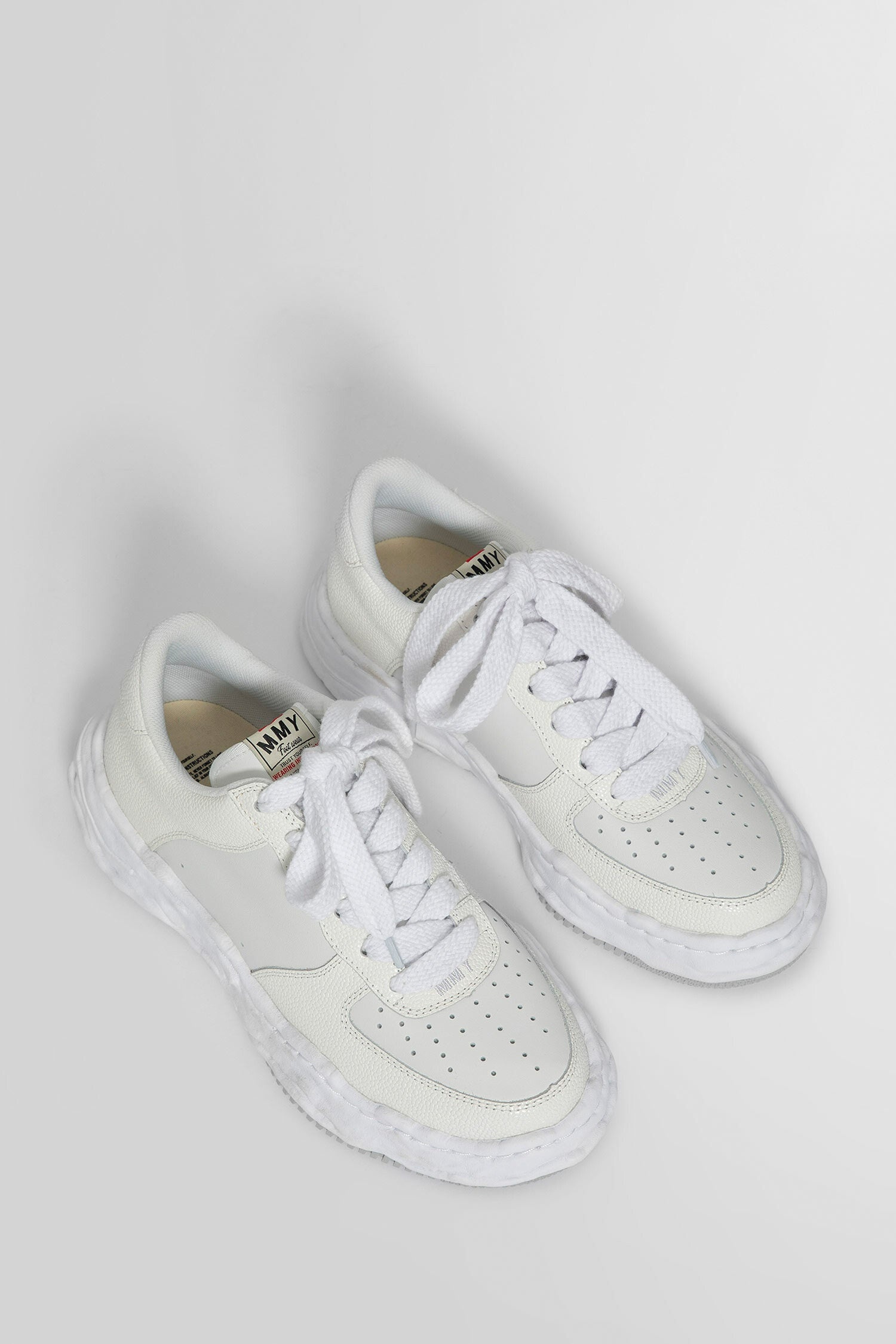 MAISON MIHARA YASUHIRO UNISEX WHITE SNEAKERS - 6