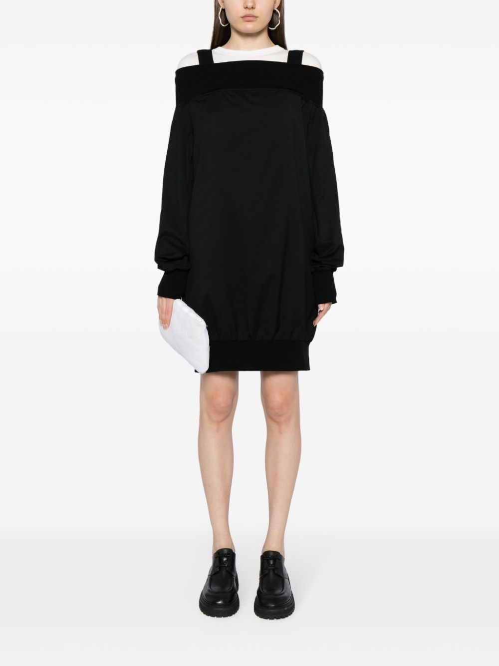 square-neck cady midi dress - 3