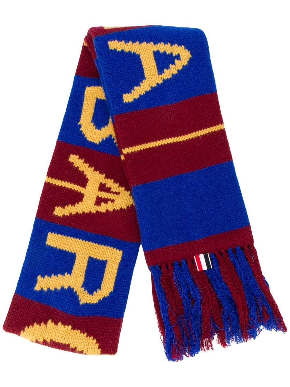 FC Barcelona intarsia scarf - 1