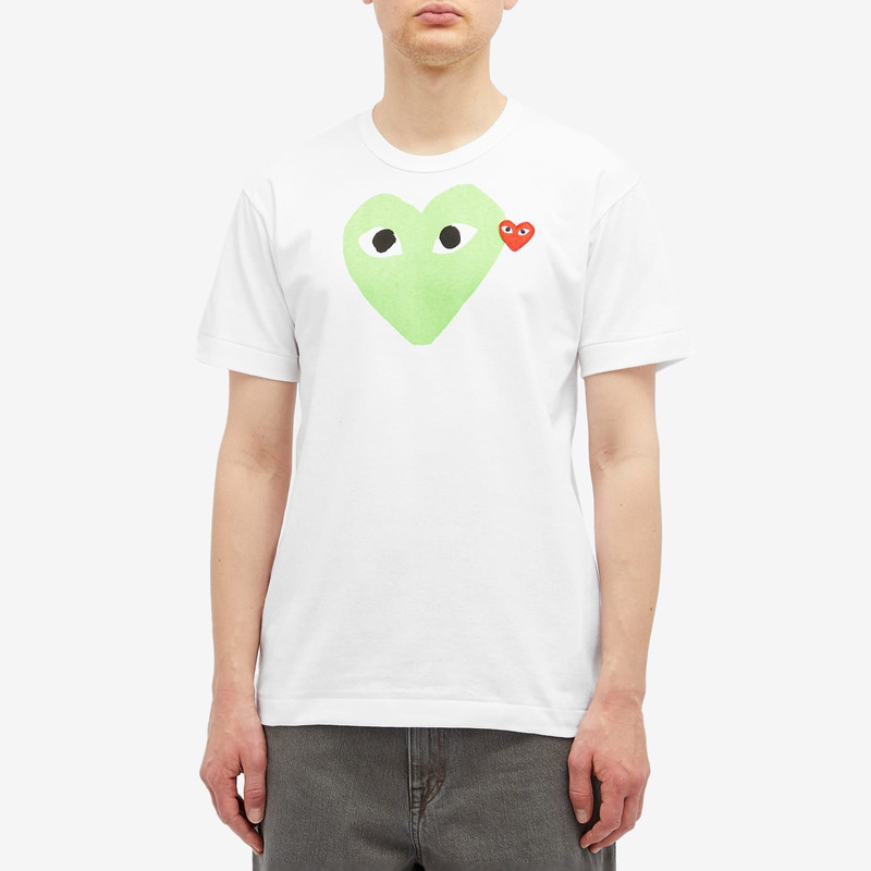Comme des Garçons PLAY Comme des Garçons Play Red Heart Colour Heart T-Shirt outlook