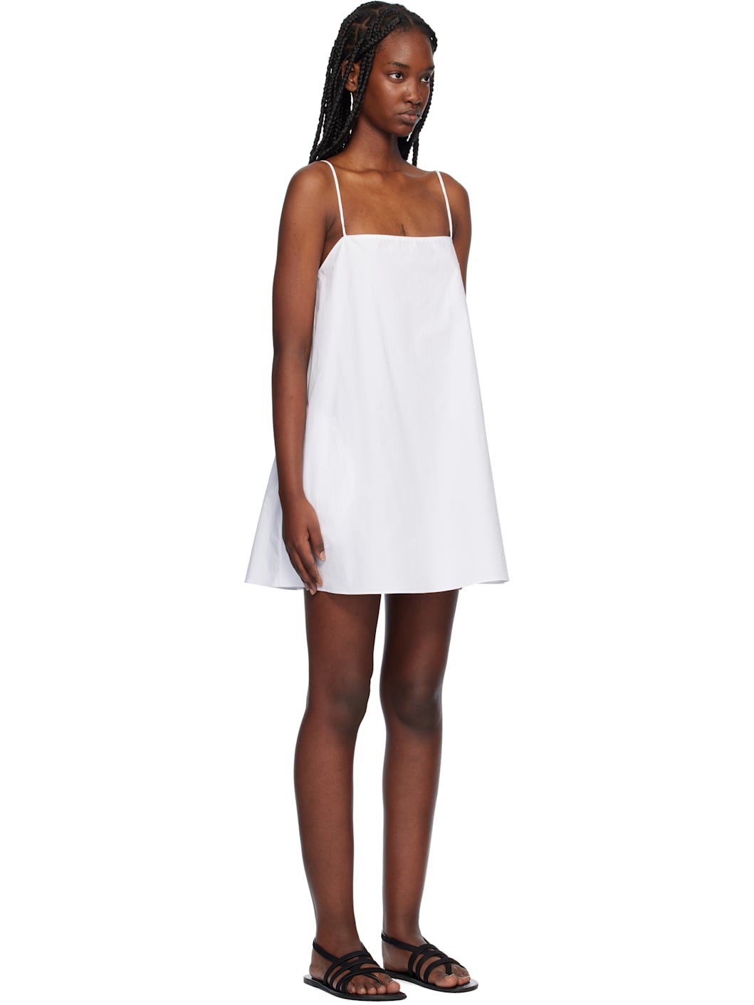 White Square Cami Minidress - 2