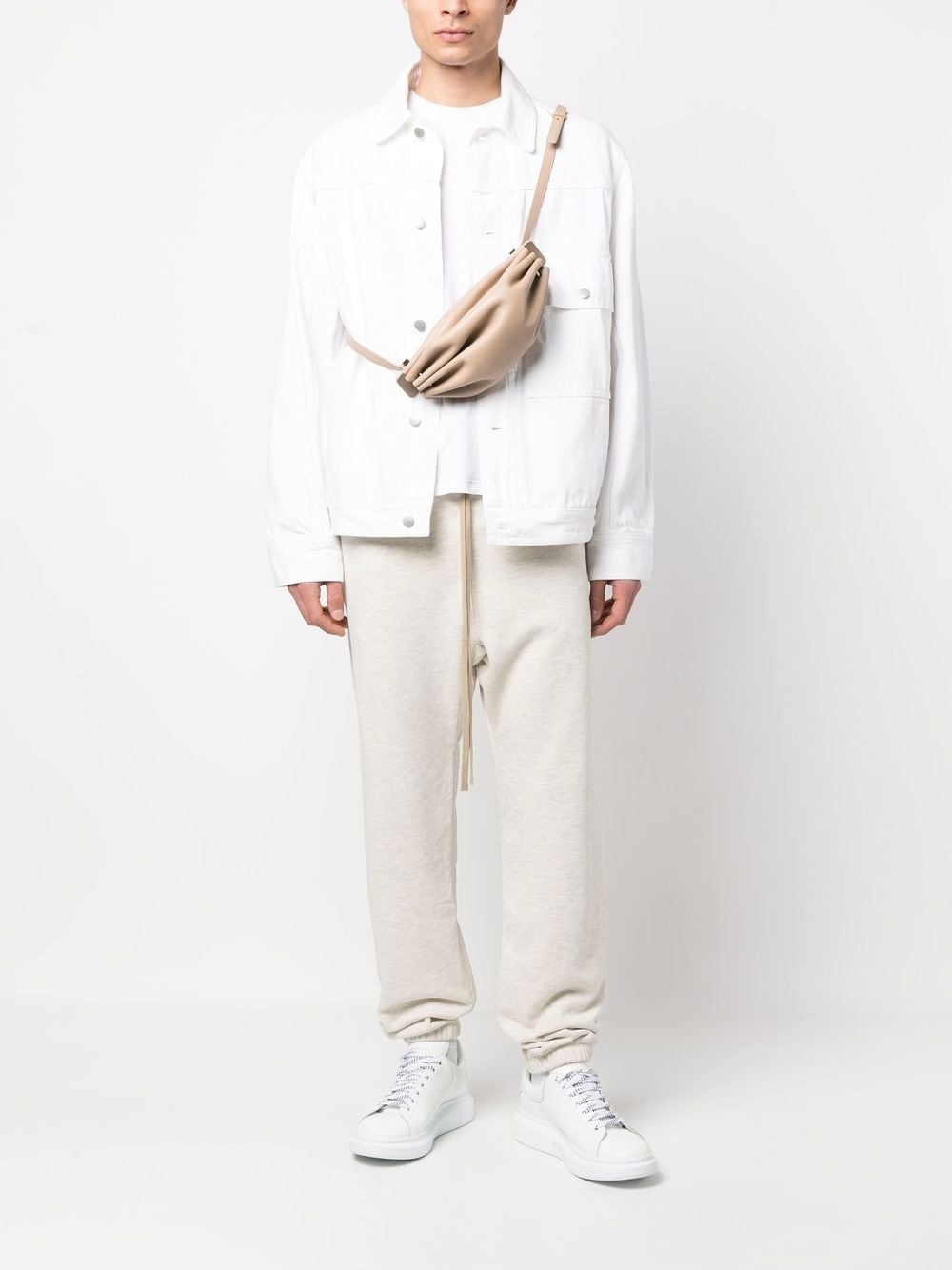 drawstring track pants - 2