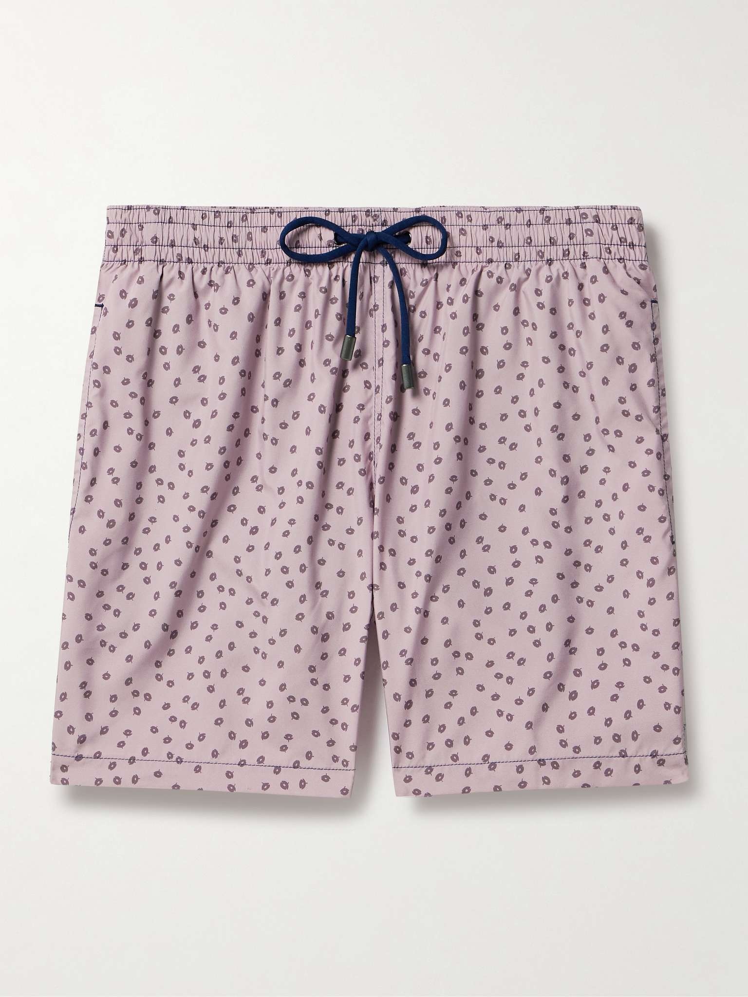 Straight-Leg Mid-Length Floral-Print Swim Shorts - 1