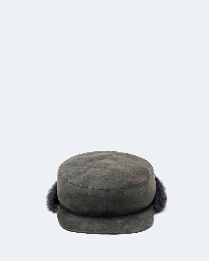 RAMONA SHEARLING HAT - 1