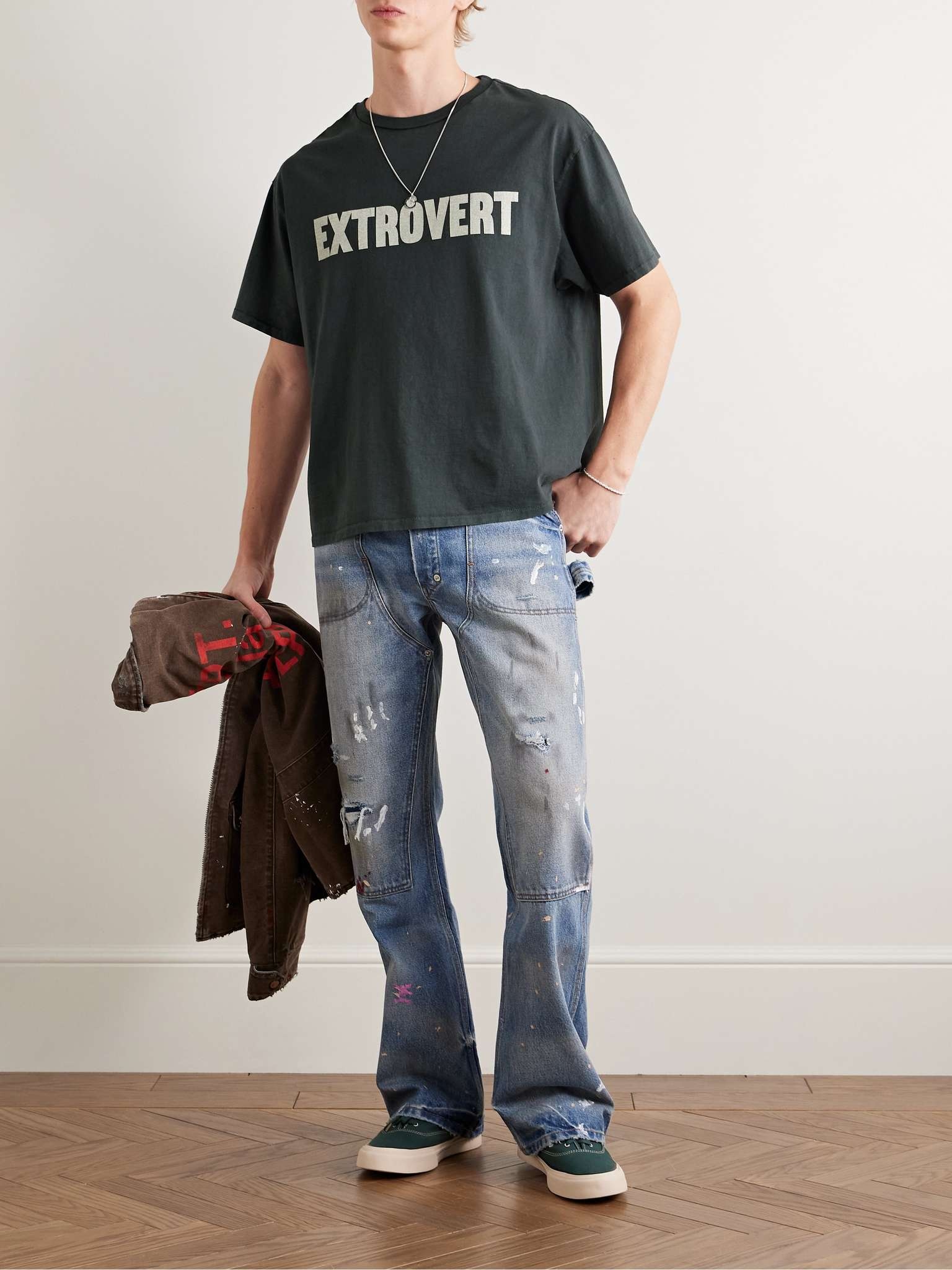 Intro/Extro Reversible Printed Cotton-Jersey T-Shirt - 2