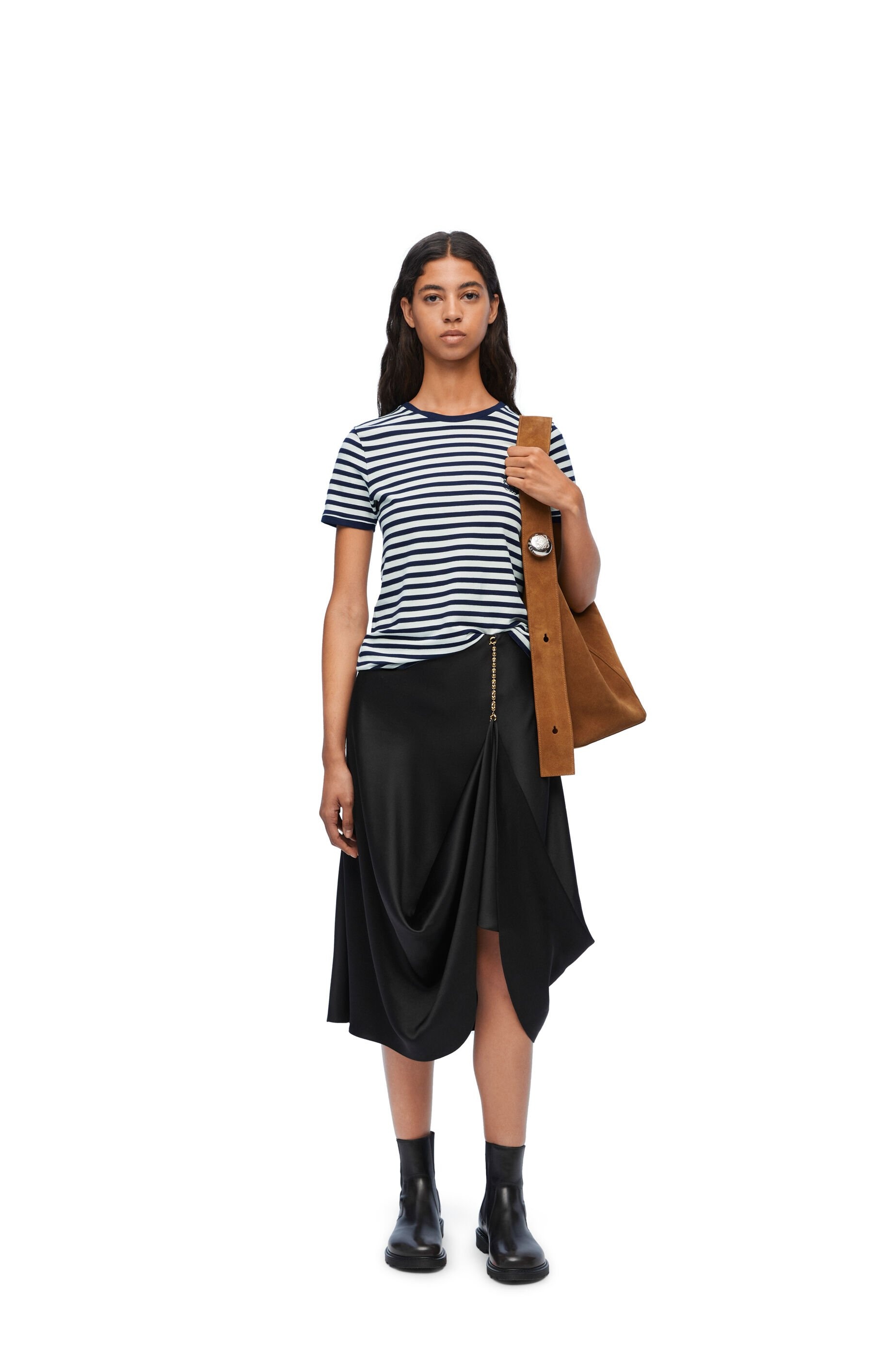 Slim fit t-shirt in viscose blend - 2