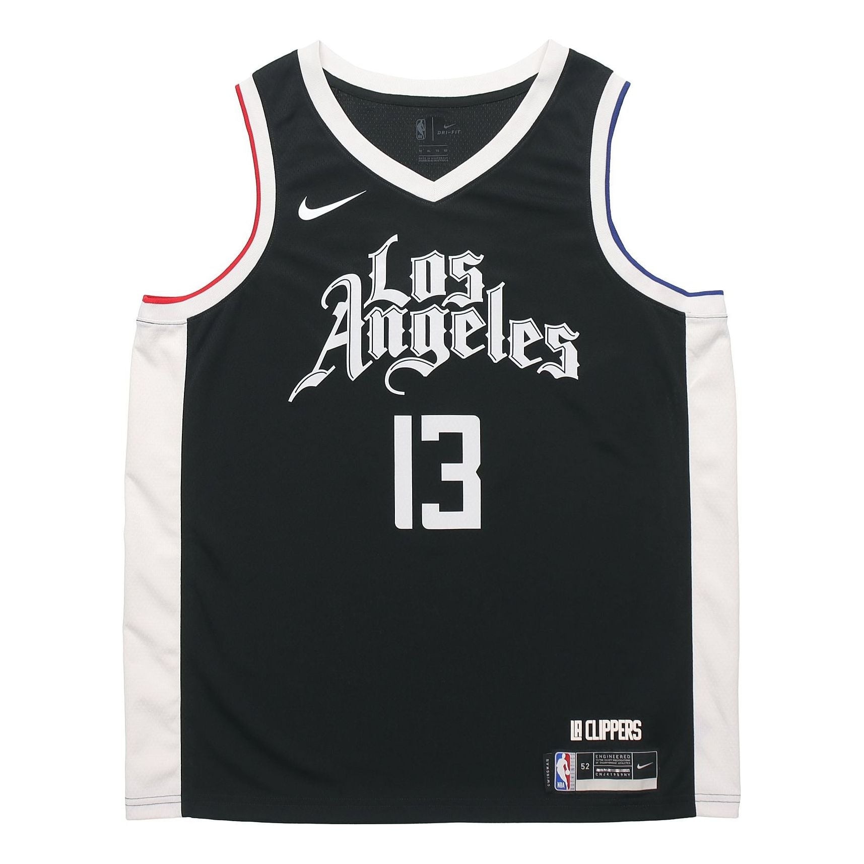 Nike NBA SW Fan Edition Los Angeles Clippers Paul George No. 13 City Edition Sports Basketball Jerse - 1