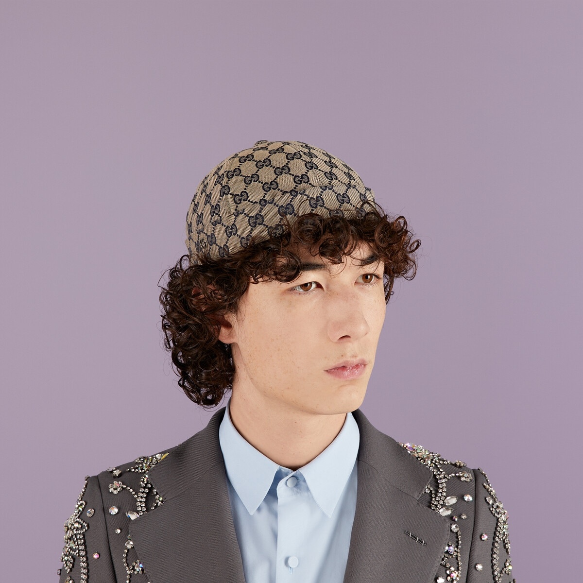 GG cotton canvas hat - 3