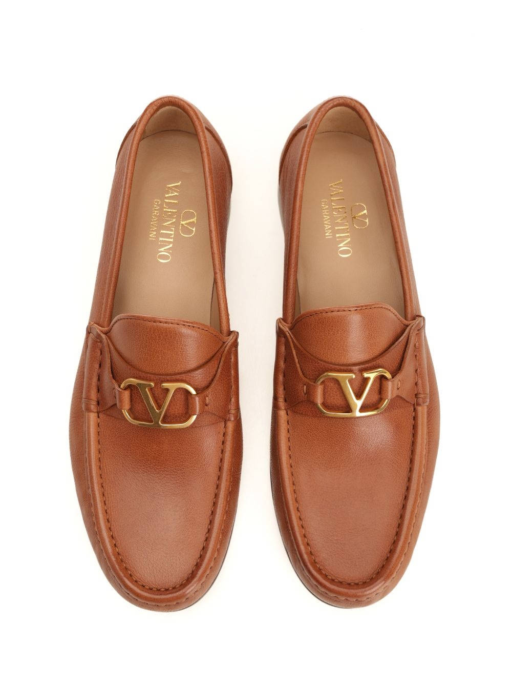 Vlogo Signature Loafer Lace-Up Shoes Brown - 5