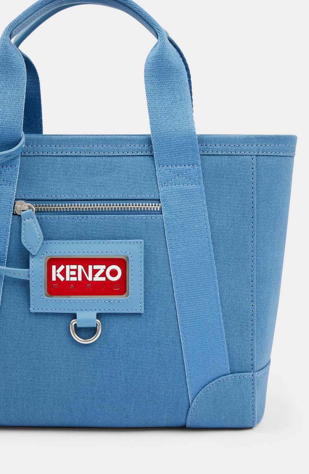 KENZO Paris small tote bag with crossbody strap - 4