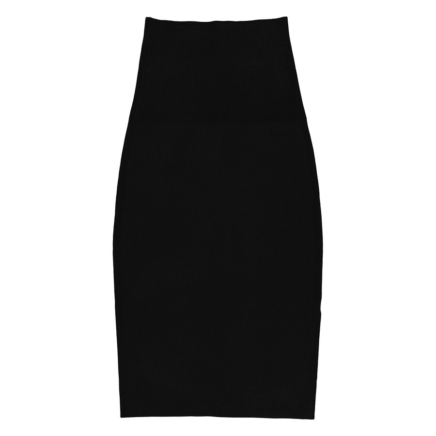 Victoria Beckham Ribbed Body Fitted Pencil Skirt - 5