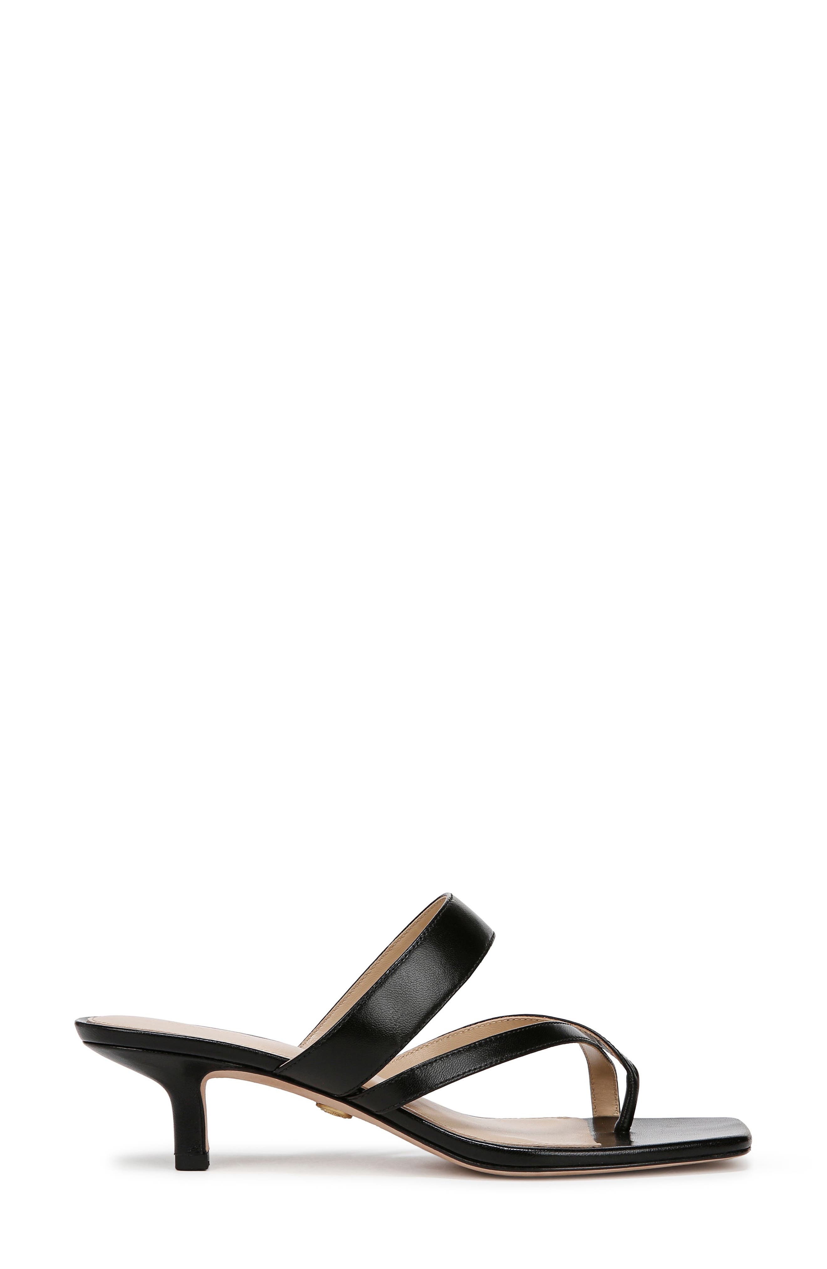 Veronica Beard Alanis Kitten Heel Slide Sandal in Black at Nordstrom - 3