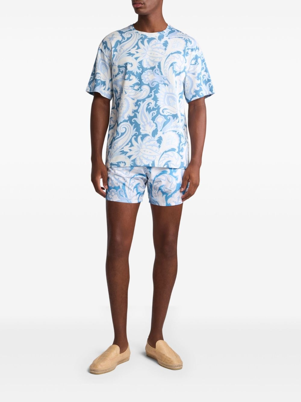 floral-print T-shirt - 2
