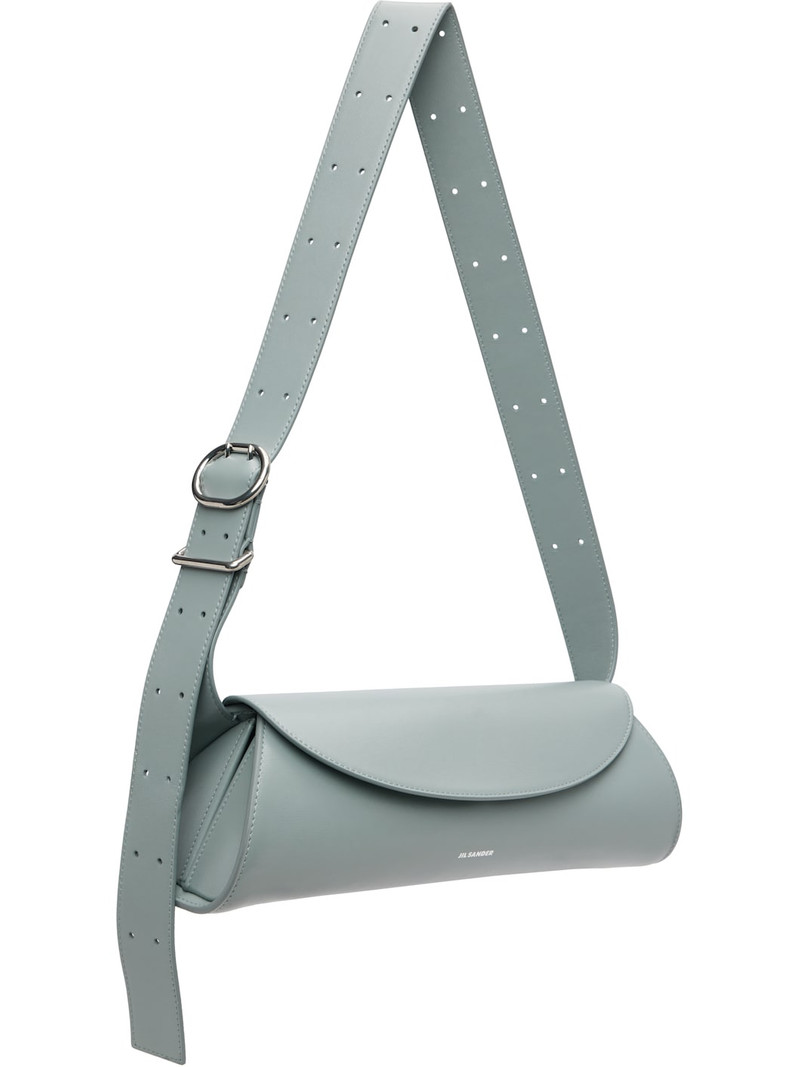 Jil Sander Gray Cannolo Small Bag outlook