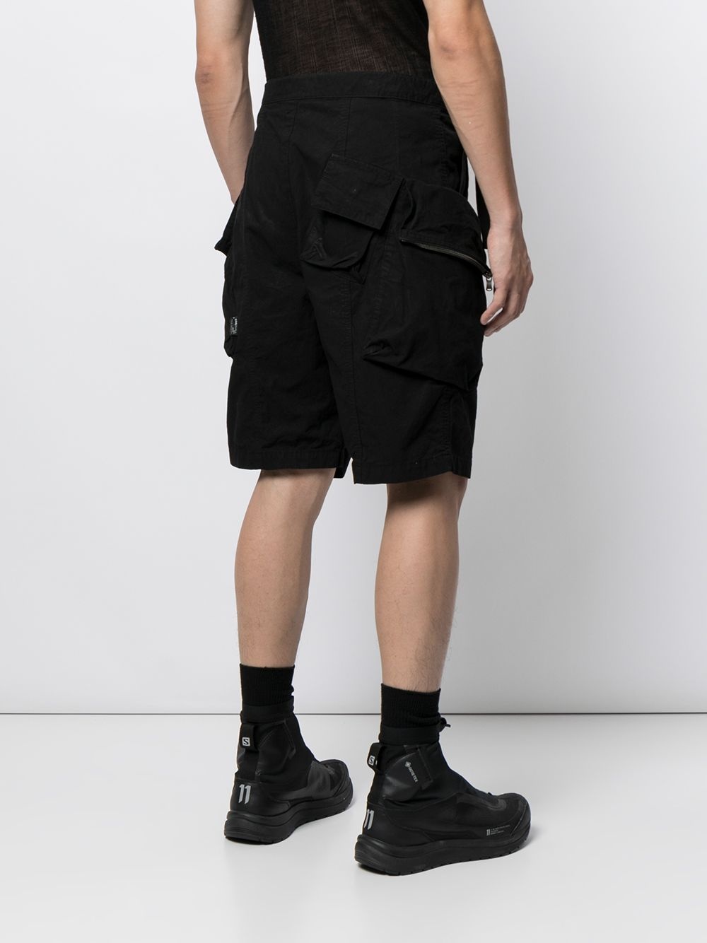 belted cargo shorts - 4